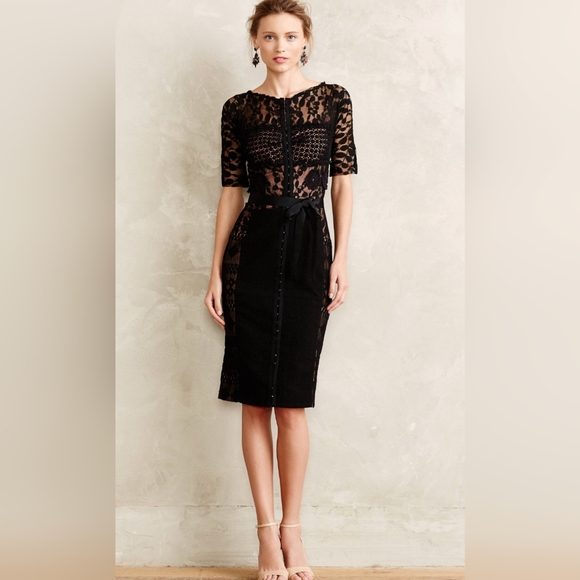 Anthropologie Dresses & Skirts - Anthropologie by Byron Lars : Carissima Sheath Dress - size 12